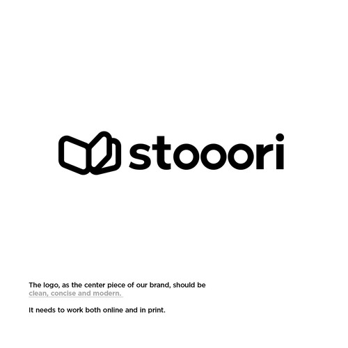 Logo Design for 'stooori' / A photo book app for iOS and Android