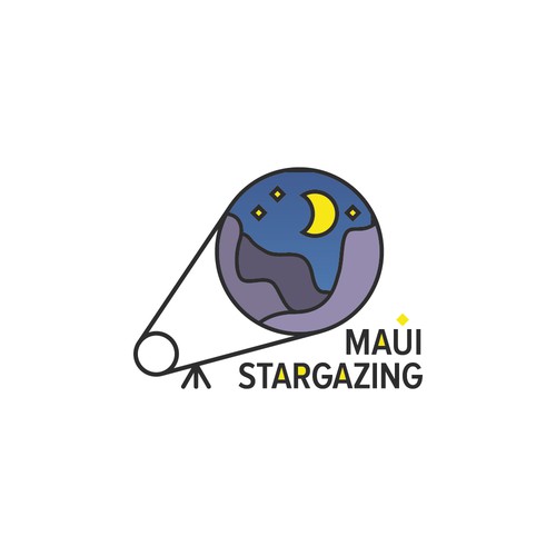 Logo Design for Maui Stargazing