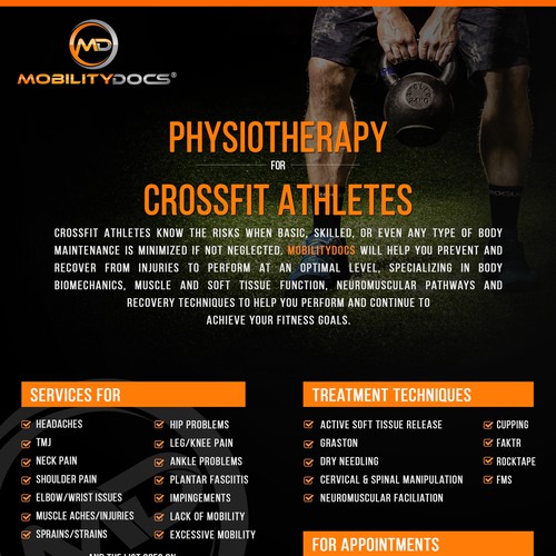 Bold Flyer for Crossfit Athletes