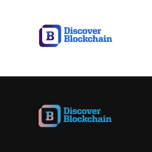 Discover Blockchain Logo Concept