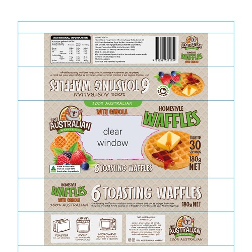 Waffle Packet Design