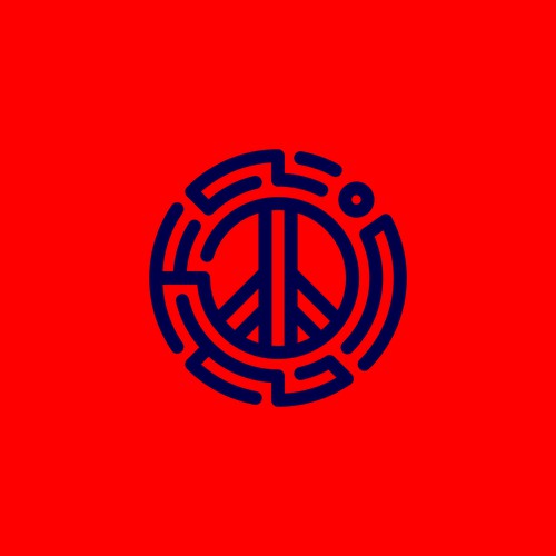 Abstract KOI Peace Logo
