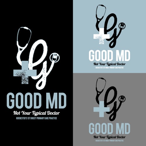 rustic vintage tshirt design for a not so typical doctor's office