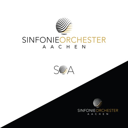  modern logo for aspiring orchestra