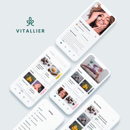 Vitallier - Wellbeing courses app