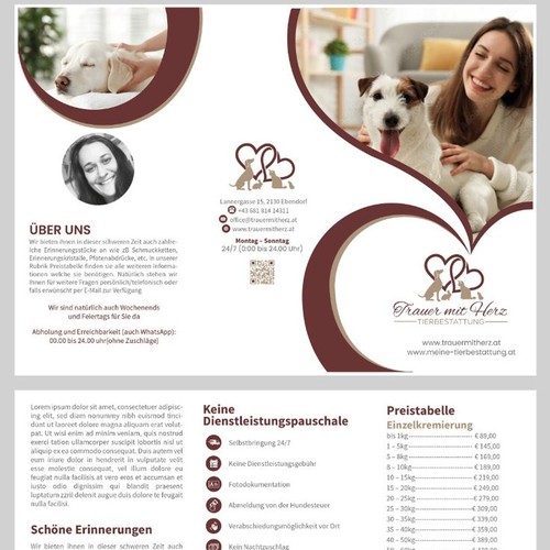 Trifold brochure