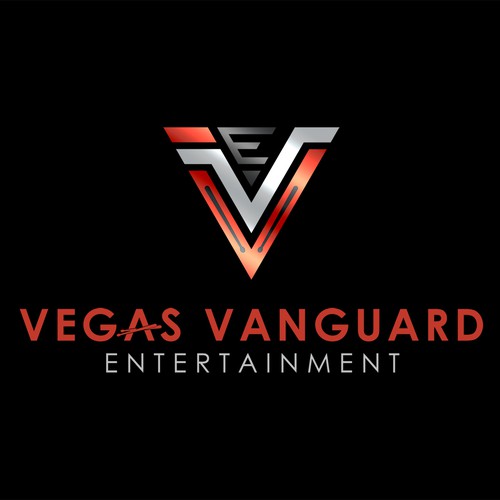 Vegas Vanguard Entertainment Logo Design