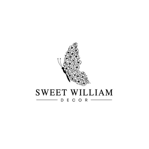 Floral logo design concept