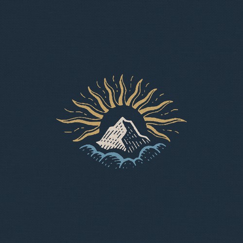 Vintage landscape logo