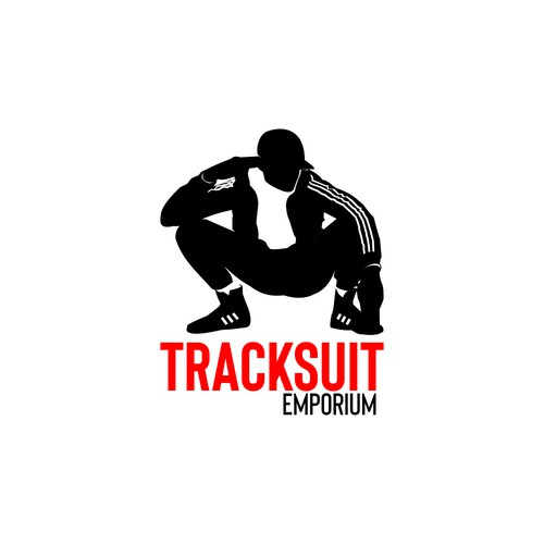 Logo for "Tracksuit Emporium"