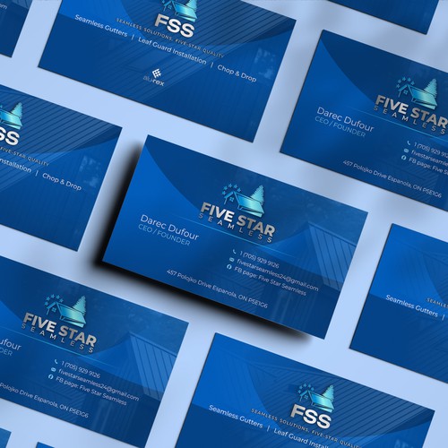Five Star Seamless — Business Card Refresh to Match the Brand Vibe