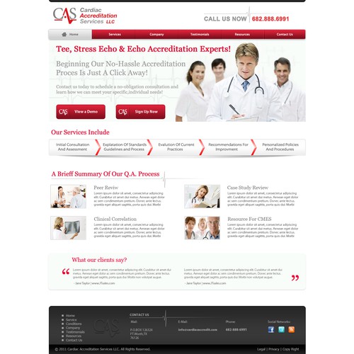 CAS New Logo & Site Design