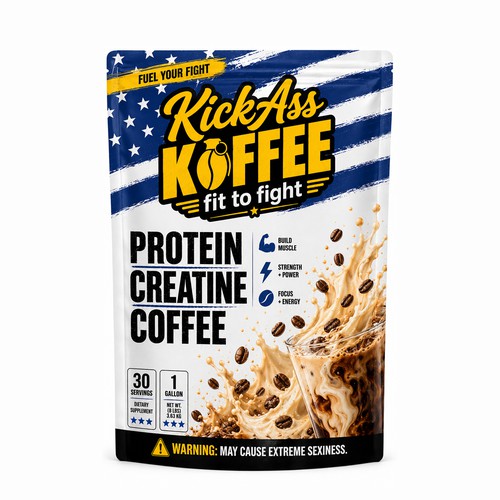 Kick Ass Koffee - Packaging Design