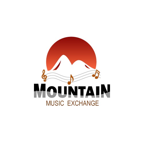 Logo concept for a music company.