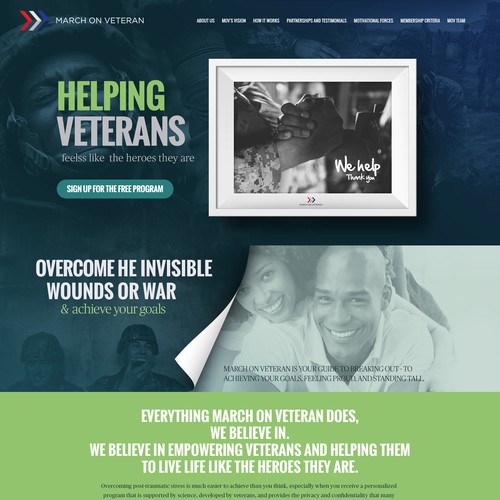 motivational website for military veterans