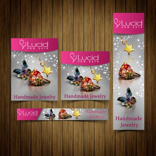 Lucid New York jewelry company needs new awesome banner ads