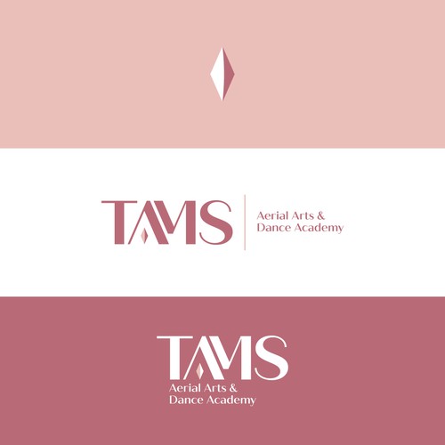 TAMS Aerial Arts & Dance Studio Logo Concept