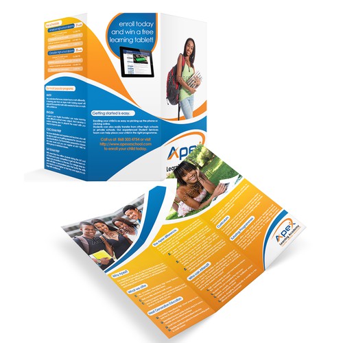 brochure for Apex Learning Academy