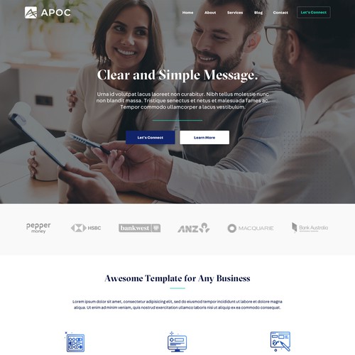 "Apoc" website theme for Zephyr CMS