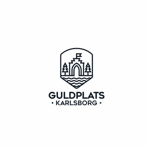 Logo design for Guldplats Karlsborg