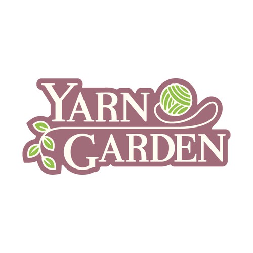 Create a classic logo for a yarn (knitting and Crochet) shoppe