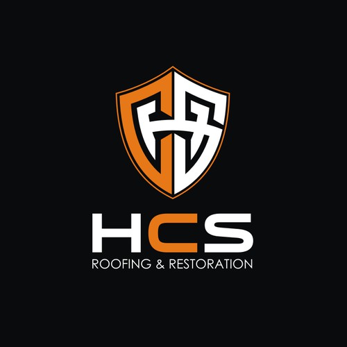 Create a cool, new, innovative logo for HCS Roofing and Restoration