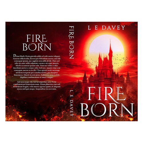 Fire Born Book Cover Design