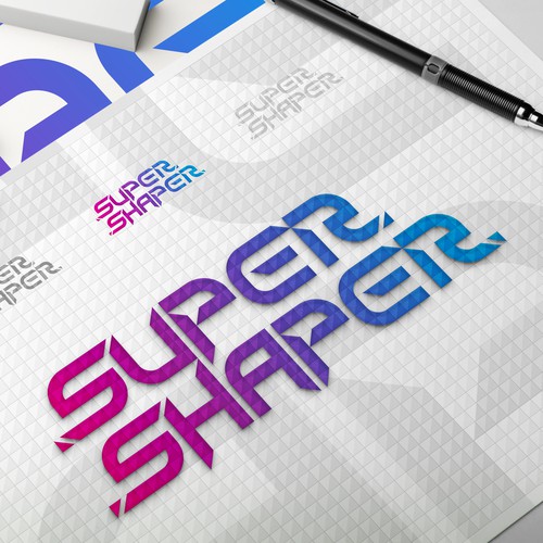 Super Shaper / Typography, Geometry Construction