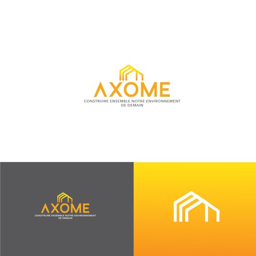 Bold logo for architect firm