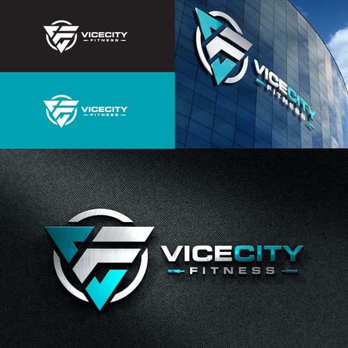 Create the hottest logo for a gym in South Beach, FL - Vice City Fitness