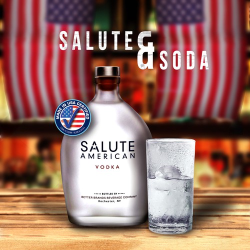 Ad campaign for an American vodka brand