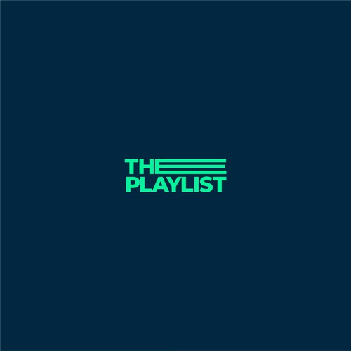 The playlist logo design