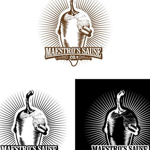 Logo concept for maestro's sauce 