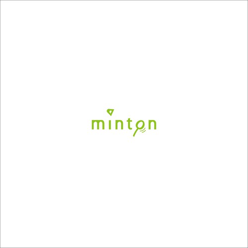 バドミントンのWebサービス「minton」のロゴデザイン