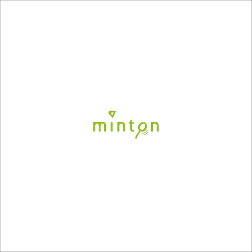 バドミントンのWebサービス「minton」のロゴデザイン