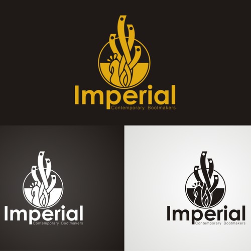 Logo concept for Imperial - Contemporary bootmakers