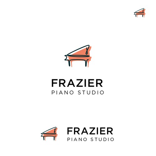 Logo concept for piano studio