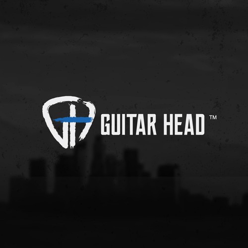 GUITAR HEAD logo design