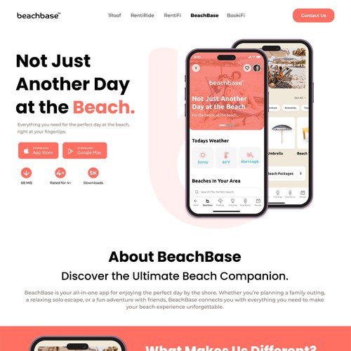 Website Redesign for New Lifestyle App