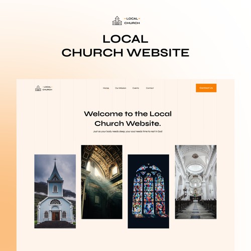 教会网站设计