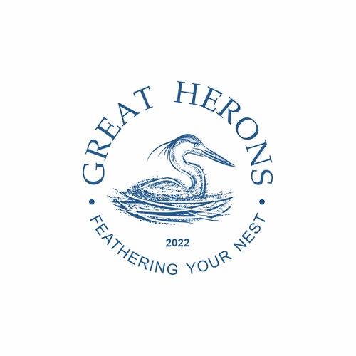 Great Herons Logo Design