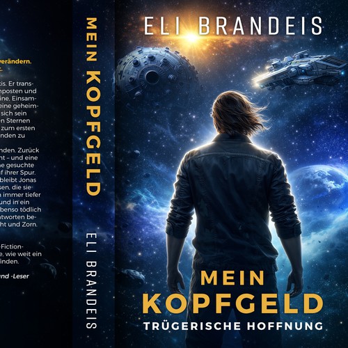 Science Fiction Book cover Mein Kopfgeld