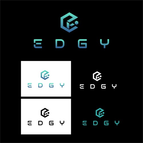 technology design themed logo