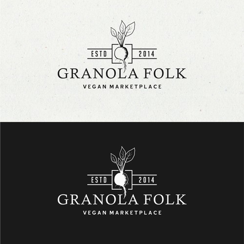 Create a fun logo for an online healthy marketplace