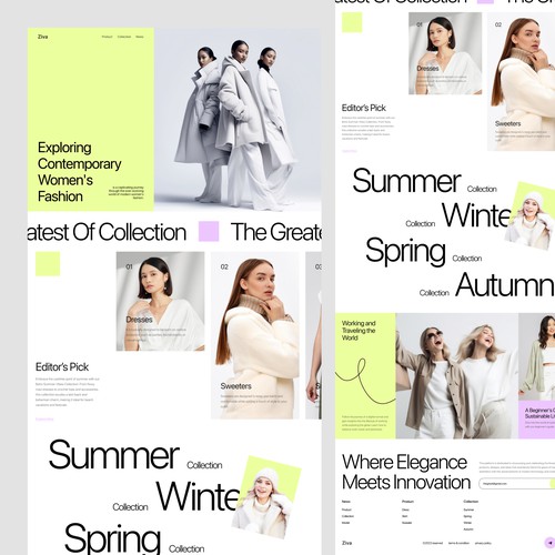 Ziva - Fashion Design Website