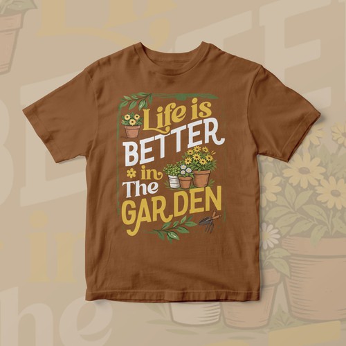 Gardening Tshirt design