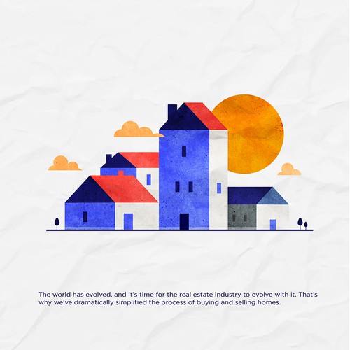 Minimal Real Estate Illustration