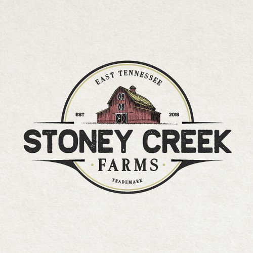 Vintage Logo for Stoney Creek Farms