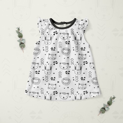 Pattern for kids clothing