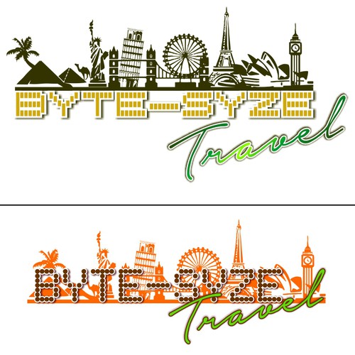 Byte-Size Travel blog needs logo
